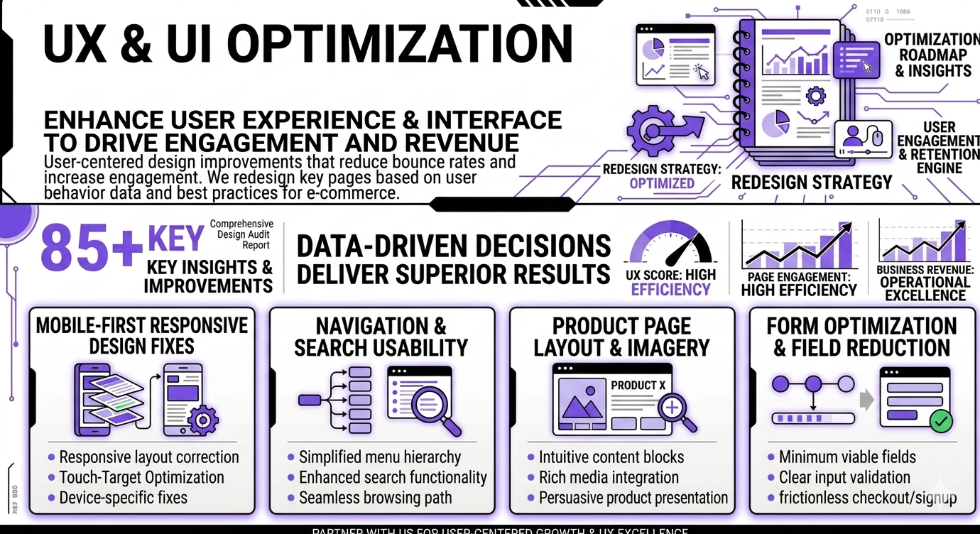 UX UI optimization for Shopify