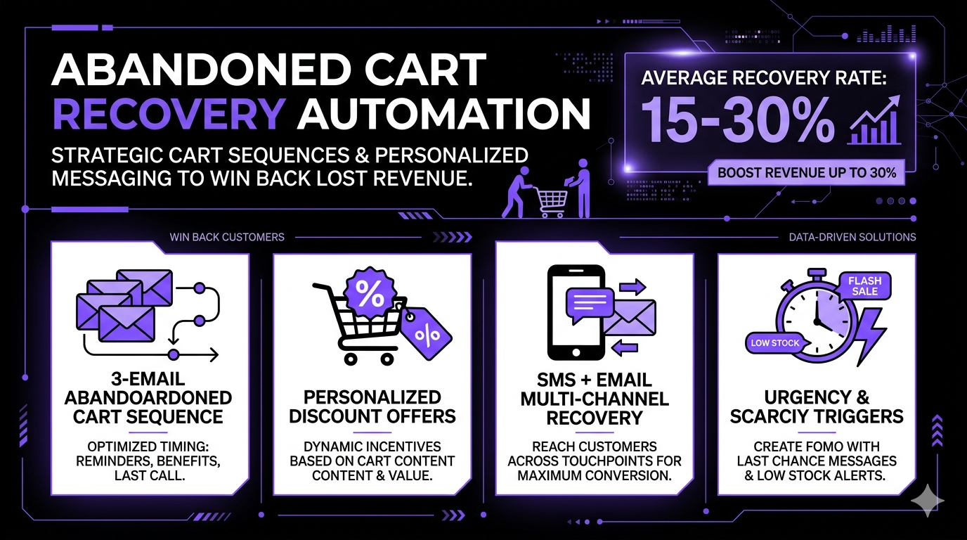 Abandoned Cart Recovery - Recover lost sales