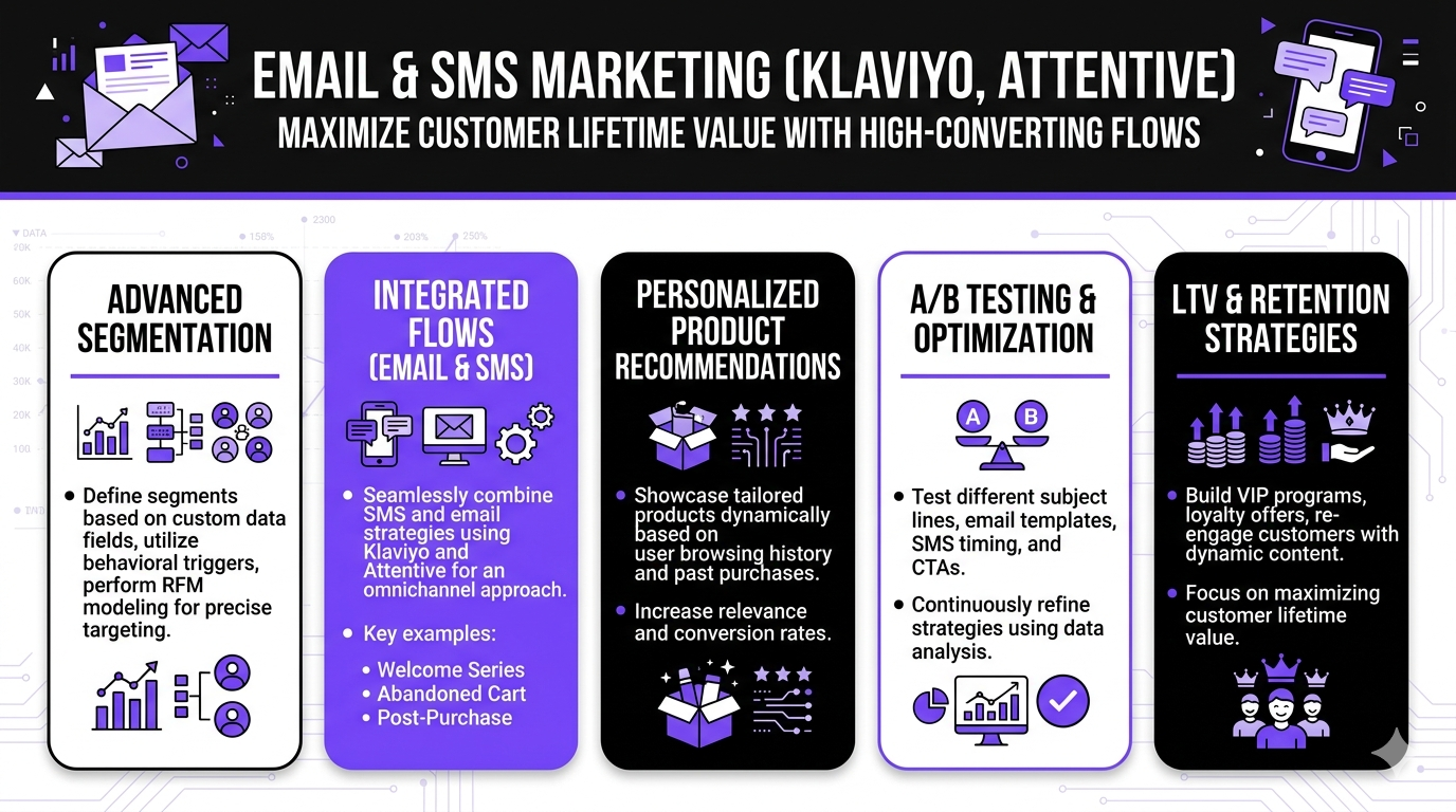 Klaviyo & SMS marketing for Shopify Plus
