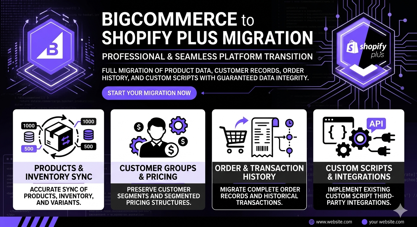 BigCommerce to Shopify Plus Migration