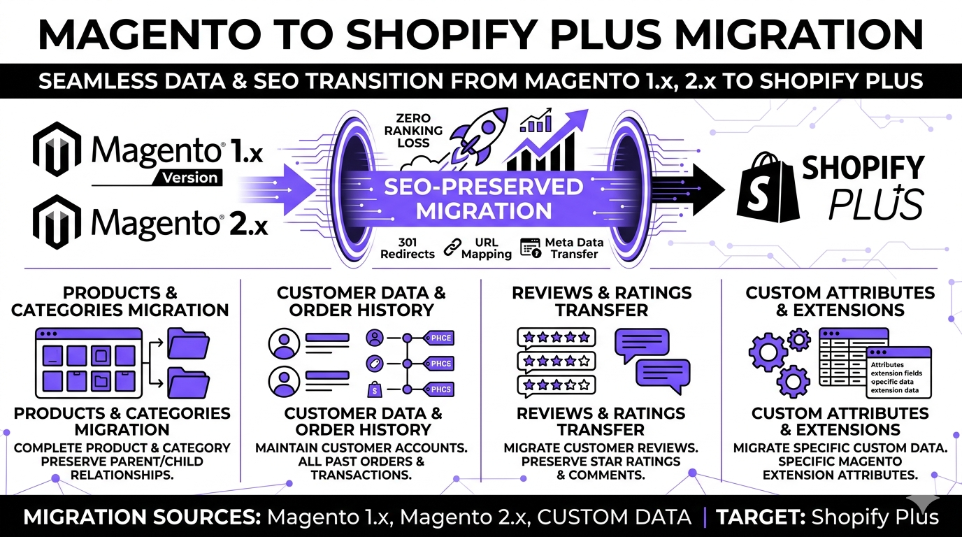 Magento to Shopify Plus Migration